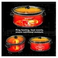 thumbnail image 6 of Magnifique 8-Quart Digital Programmable Slow Cooker with Timer - Small Kitchen Appliance for Family Dinners - Serves 10+ People - Heat Settings: Keep Warm, Low and High, 6 of 8