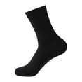 thumbnail image 3 of Casual Summer Stockings VLOOCKLE Cotton Socks Made of Bamboo Fiber Anti-Odor Sweat-Absorbing Breathable Casual Sports Mid-Length Socks Black, 3 of 6