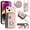 Pink, variant on Case for Samsung M04 4G Wallet Case with Ring Kickstand and Shoulder Strap, Shockproof Stylish Protective Cover