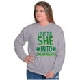 thumbnail image 5 of I Put the She Into Shenanigans Women Crewneck Sweatshirt Brisco Brands S, 5 of 6