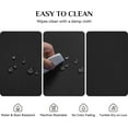 thumbnail image 4 of Rectangle Tablecloth, Waterproof & Stain Resistant Wrinkle Free Fabric Washable Polyester Table Cover for Dining, Party, Outdoor, Camping, Black, 4 of 4