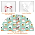 thumbnail image 4 of Yiaed Kawaii Sushi Print Christmas Tree Skirt , Tree SkirtsTree Mat for Christmas Winter Holiday Indoor Decorations-36", 4 of 7