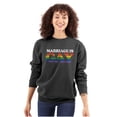 thumbnail image 3 of Marriage Is Gay LGBTQ Rights Pride Sweatshirt for Men or Women Brisco Brands 4X, 3 of 6