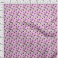 thumbnail image 4 of oneOone Cotton Jersey Light Pink Fabric Lemon With Leaf Craft Projects Decor Fabric Printed By The Yard 58 Inch Wide, 4 of 4