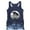 Navy, variant on Hpapadks Tank Top for Women Sleeveless Printed Tanks Loose Fit Running Athletic Shirts Camisole Tops for Women Black L