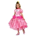thumbnail image 1 of Girls Super Mario Deluxe Princess Peach Costume, 1 of 2