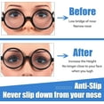 thumbnail image 3 of Eyeglass Nose Pads, Anti Slip Nose Pads for Glasses, Soft Comfortable Silicone Cushions for Sunglasses, Reduce Pressure and Prevent Slipping for Glasses (20 Black Pairs), 3 of 6