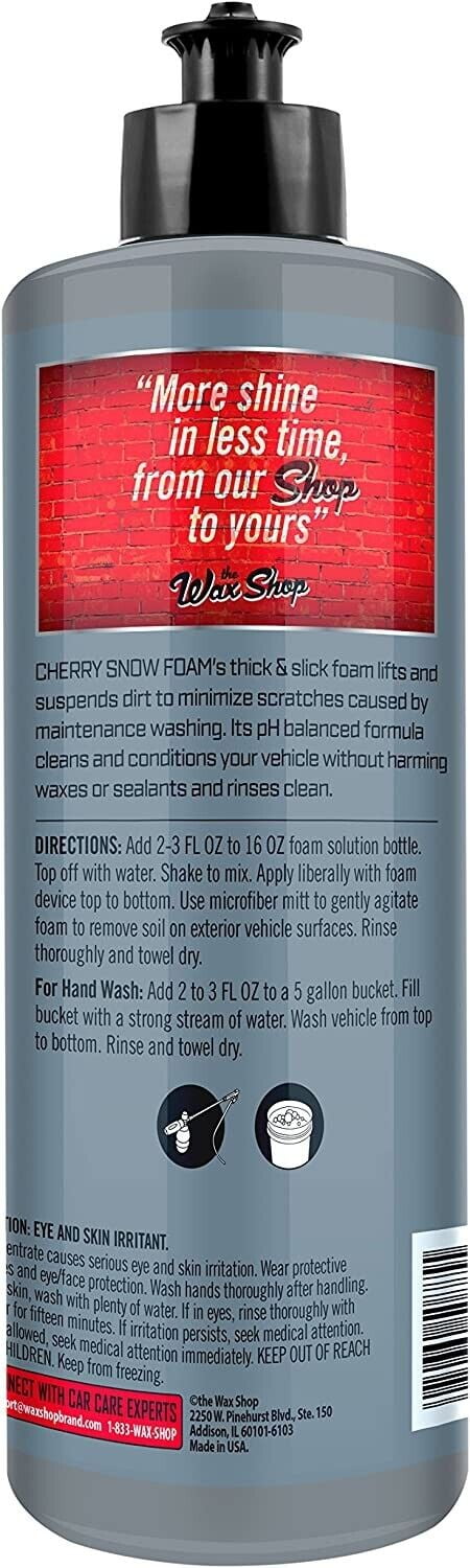 Premier pH Snow Foamy Car Wash Shampoo/ Soap, PH Balanced, 64 oz, Free  Shipping