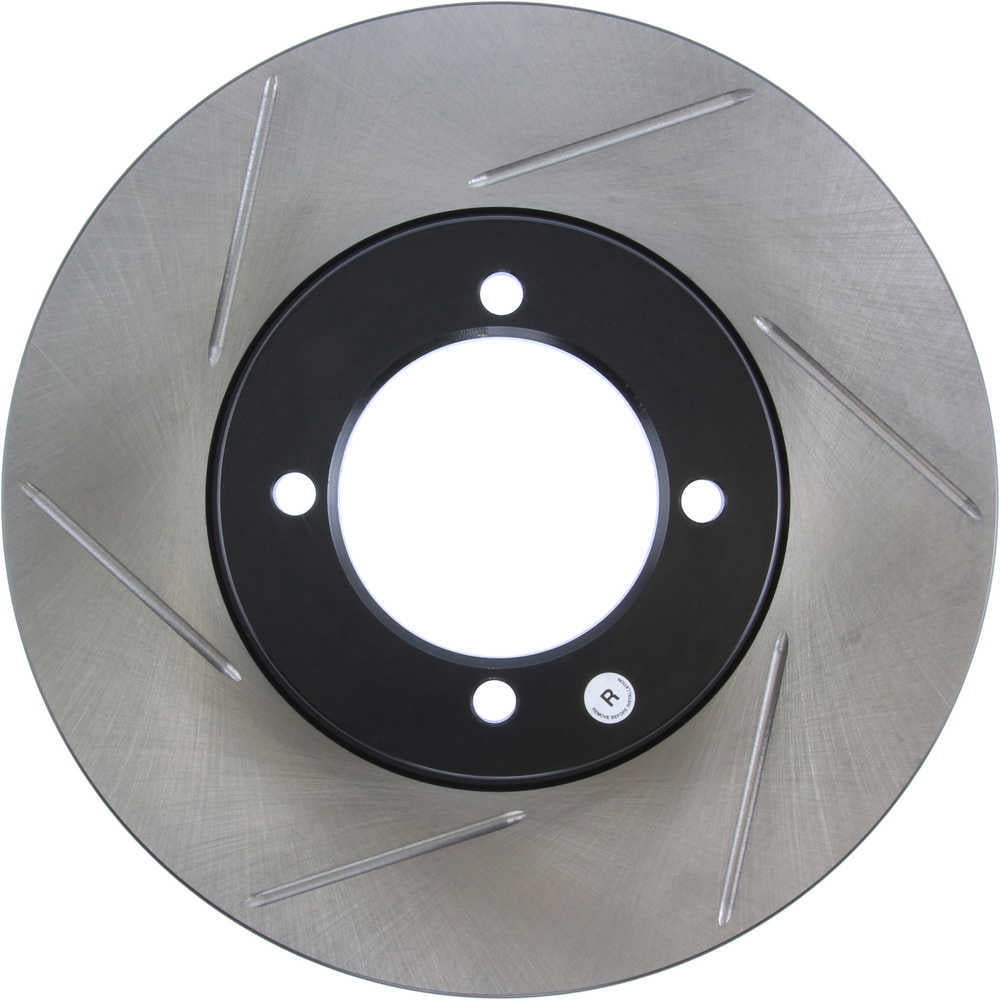 StopTech 126.42011SL Sport Slotted Disc Brake Rotors, European style brake pad compounds. Slotted