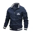 thumbnail image 2 of 2024   LONSDALE Logo Aviator Stand Collar Jacket Men‘s Casual Slim Baseball Jacket Latest Spring Fashion High Quality Jacket, 2 of 7
