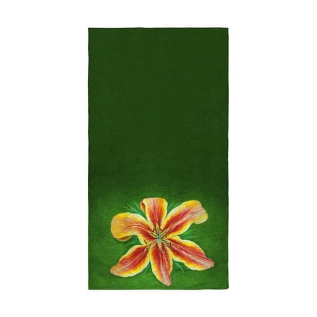 Betsy Drake BT702 Yellow Lily Beach Towel