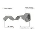 thumbnail image 4 of Dinheiro Lifting Straps for Weightlifting, Bodybuilding, Powerlifting, Strength Training, and Deadlifts, 4 of 5
