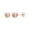 B, variant on Pearl Earrings for Women Stud White Round Freshwater Cultured Pearl 8mm Ear Studs Valentines Day Anniversary Present 18ct Rose Gold Plated