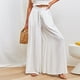 thumbnail image 5 of Pantalones Largos de Cintura Elástica Con Bolsillo de Botones Informales Sólidos de Verano A La Moda Para Mujer Odeerbi  ODB-6, 5 of 9