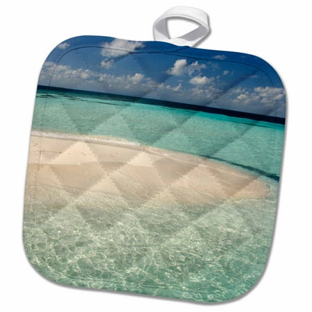 Belize Holder (3dRose Belize, Caribbean Sea. Goff Caye, Island off the shore of Belize City. - Pot Holder, 8 by)