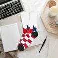 thumbnail image 6 of Vsdgher USA Canada Flag Unisex Crew Socks Lightweight Breathable Ventilation Ankle Socks, Mid-calf socks for Daily, 6 of 7