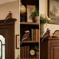 thumbnail image 2 of Lucahom Wooden Bird Door Topper, Adorable Bird Shape Corner Decor, Handcrafted Collection for Doorways, Shelves & Frame Corners, Gift for Nature & Birds Lovers, 2 of 6