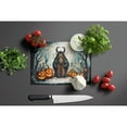 thumbnail image 3 of Krampus The Christmas Demon Spooky Halloween Glass Cutting Board Large 12 in x 15 in, 3 of 5