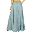 thumbnail image 4 of Phagun Resort Wear Skirt Long Maxi Skirt Beach Wear Cotton Summer Wear, 4 of 5
