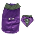 thumbnail image 2 of Perros Esmoquin Lindo Elegante Moda Retro Perro Formal Traje De Fiesta De Boda Con Pajarita Para Perros Pequeños Y Medianos Gatos Púrpura S, 2 of 8