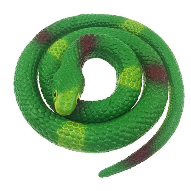 Realistic Rubber Snakes Trick Toy Simulation Snake NEW Small Rubber Whimsy .AU D7R8