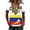 Multicolor, variant on 2026 Usa Soccer Flags Graphic Tee for Women International Football Fan Shirt Tournament Gift Travel Style,Red(XL)