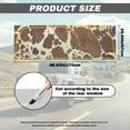 thumbnail image 7 of SEANATIVE Truck Rear Window Decal Waterproof UV Protection Automotive Decals for Truck SUV Pickup Back Window Decor, 66.9 x 22.4 Inches, Car Exterior Accessories, Brown Cow Print, 7 of 7