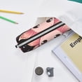 thumbnail image 6 of Yiaed Cute Axolotl Sakura Blossoms B Print Leather Pencil Case - Leather Pen Pencil Holder - Elegant & Practical Pencil Pouch for Work & Office, 6 of 7