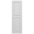 thumbnail image 6 of Ekena Millwork 18"W x 42"H True Fit PVC Two Equal Raised Panel Shutters, White (Per Pair - Hardware Not Included), 6 of 10