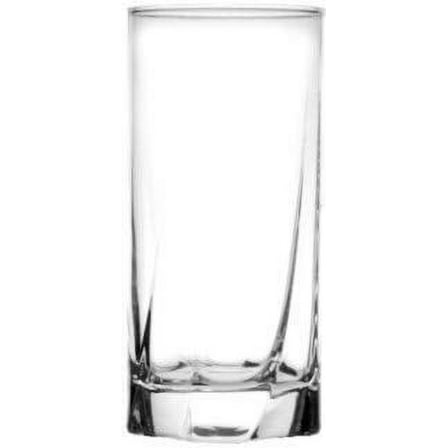 Madison 12 Ounce Drinking Glasses | Beautiful Design  For Water, Juice, Soda, etc.  Thick and Durable Glass  Dishwasher Safe  Set of 12 Clear Glass Water Tumblers  5.8 Tall x 2.6 Diameter