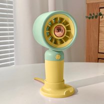 UttpKLBx Bladeless Room Fan Portable Table Air Circulator Fan Portable Ac Cooling Fan Home Portable Air Conditioner, Home Offices And Bedrooms (Yellow)