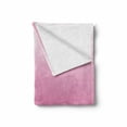 thumbnail image 2 of Ombre Soft Flannel Fleece Throw Blanket, Dreamy Love Dreamy Inspired Girly Colorful Modern Design Digital Modern Art Print, Cozy Plush for Indoor and Outdoor Use, 50" x 60", Pink White, by Ambesonne, 2 of 6