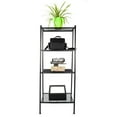 thumbnail image 5 of Veryke Widen 4 Tiers Ladder Shelf, Bookshelf Display Rack, Bookcase Stand Shelves for Home Office - Black, 5 of 8