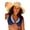 Navy Horizon Shimmer, variant on Women's Underwire Shimmer Peekaboo Bikini Top