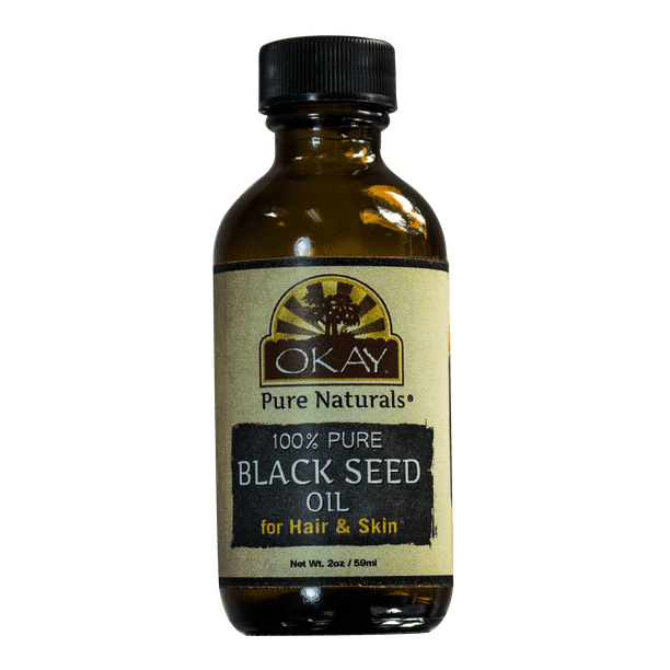 Okay 100 Pure Black Seed Oil For Hair and Skin, 2 Oz