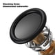 thumbnail image 5 of Reloj de alarma digital Bluetooth-Compatible con HD Mirror Pantalla Muestra Multifunción 3 Configuración de alarma Esterafonía para Dormitorios Escritorio Negro Noticed HA028204-01B, 5 of 7