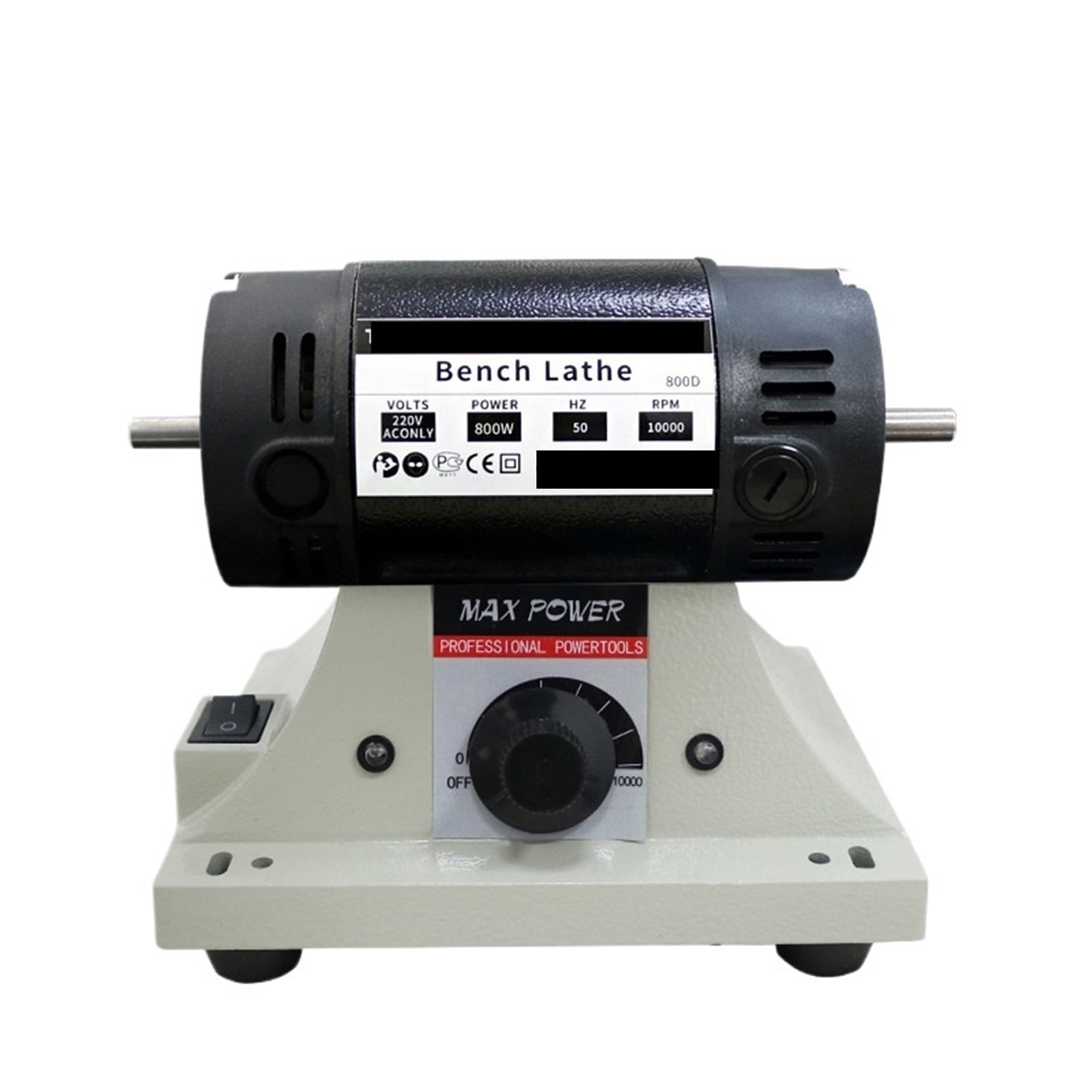 800W High-Power Bench Grinder Electric Eoodworking Jade Carving Polishing Machine Grinder 0.3-4mm Flexible Shaft Handle ,Easy to Use