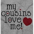thumbnail image 2 of My Cousins Love Me Adorable Lil Cos Toddler Boy Girl T Shirt Infant Toddler Brisco Brands 6M, 2 of 6