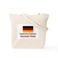 thumbnail image 2 of CafePress - Happy German Oma Tote Bag - Unisex Canvas Tote Bag, Beige, 1-Piece, 2 of 9