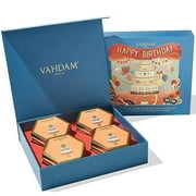 VAHDAM Birthday Gift Set, 4 Flavors, Premium Tea Gift Set