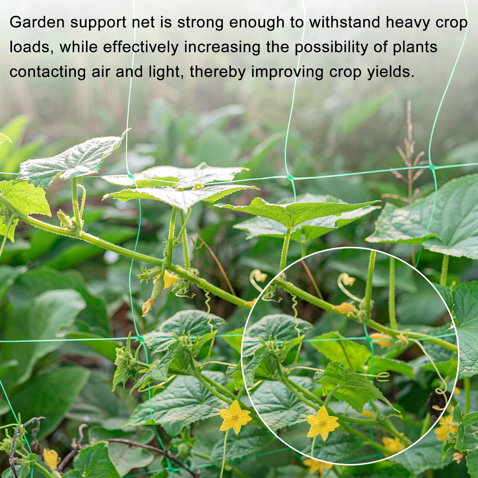 Uxcell Trellis Netting for Climbing Plants 328ft x 8.2ft Heavy Duty Garden Netting