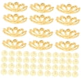 thumbnail image 3 of OUNONA Flower Bead Caps 1200Pack Metal for Spacer Beads in Jewelry Making, 3 of 8