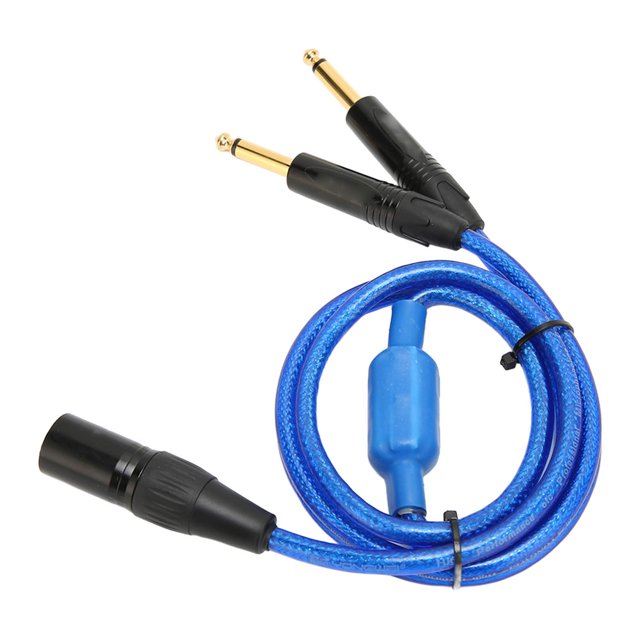 Cable adaptador XLR, XLR a doble XLR macho Y cable divisor XLR maleto Cable de doble pulgada durabilidad mejorada