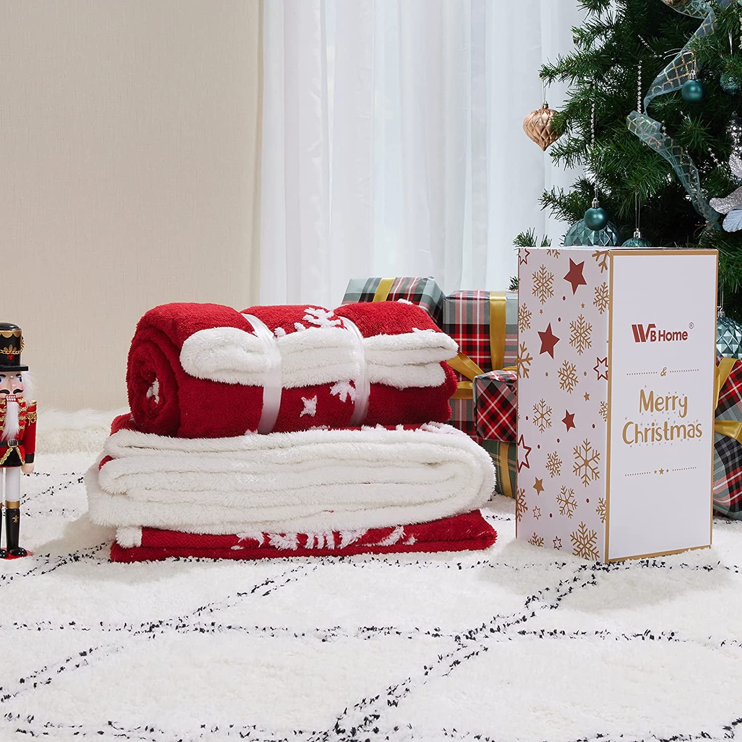 Festive throw hotsell