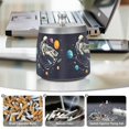 thumbnail image 6 of Yayeee Ashtray with Lid for Cigarette Smokeless Stainless Steel Home Ash Holder, Black Record, 6 of 7