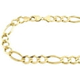 thumbnail image 2 of Genuine 14K Yellow Gold 12mm Solid Plain Figaro Link Chain Necklace 26 Inch, 2 of 7