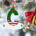 thumbnail image 4 of Hot6sl Ofertas Del Día 26 Adornos Navideños En 26 Letras, Adornos Rojos En Árbol de Navidad, Adornos Colgantes En Letras, Adornos Árbol de Navidad En Alfabeto para El Hogar, 4 of 7