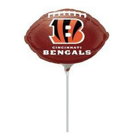 Anagram 59361 9 in. Cincinnati Football Foil Balloon