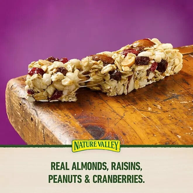 2 Packs Nature Valley Fruit & Nut Chewy Granola Bar Trail Mix 48 ct 59.2 oz Each
