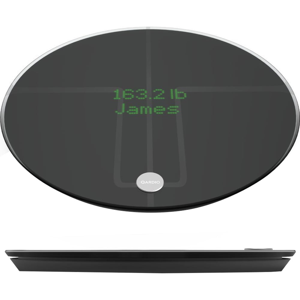 Qardio Base2 Smart Wi-Fi Scale and Body Analyzer: Monitor Weight and Full  Body Composition, Track Progress. App-enabled for iOS, Android, iPad,  Kindle and Multi-user Modes, Black - (Open Box) 
